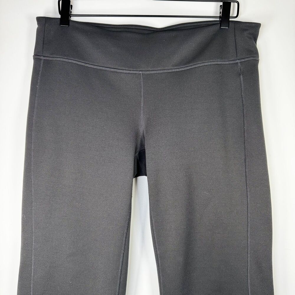 Athleta Pants Womens Large Gray Flare Yoga Activewear Stretch Gym Style‎ 790992 - Picture 2 of 14